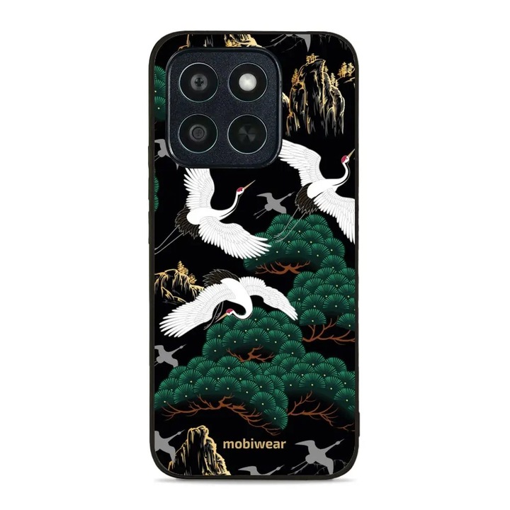 Husa telefon Mobiwear Glossy, protectie completa, design elegant, multicolor, pentru Honor X8c