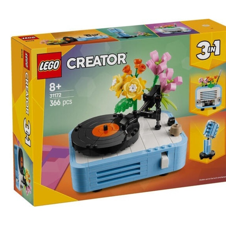 Конструктор LEGO® Creator 3 в 1 - Събиране на цветя 31172, 366 части, 8 години+