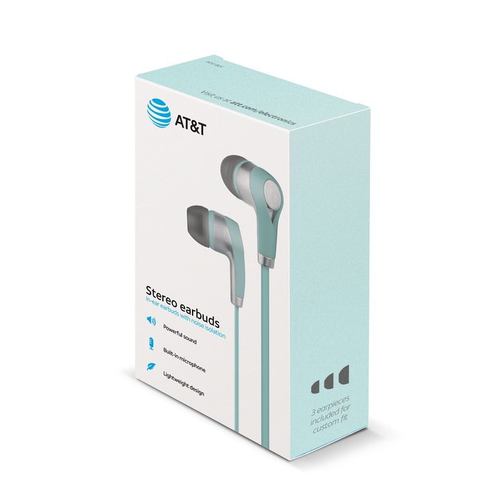 Casti cu Fir DigikalaX®, In-ear, Microfon & Control Volum, conector Jack 3.5mm, Alb
