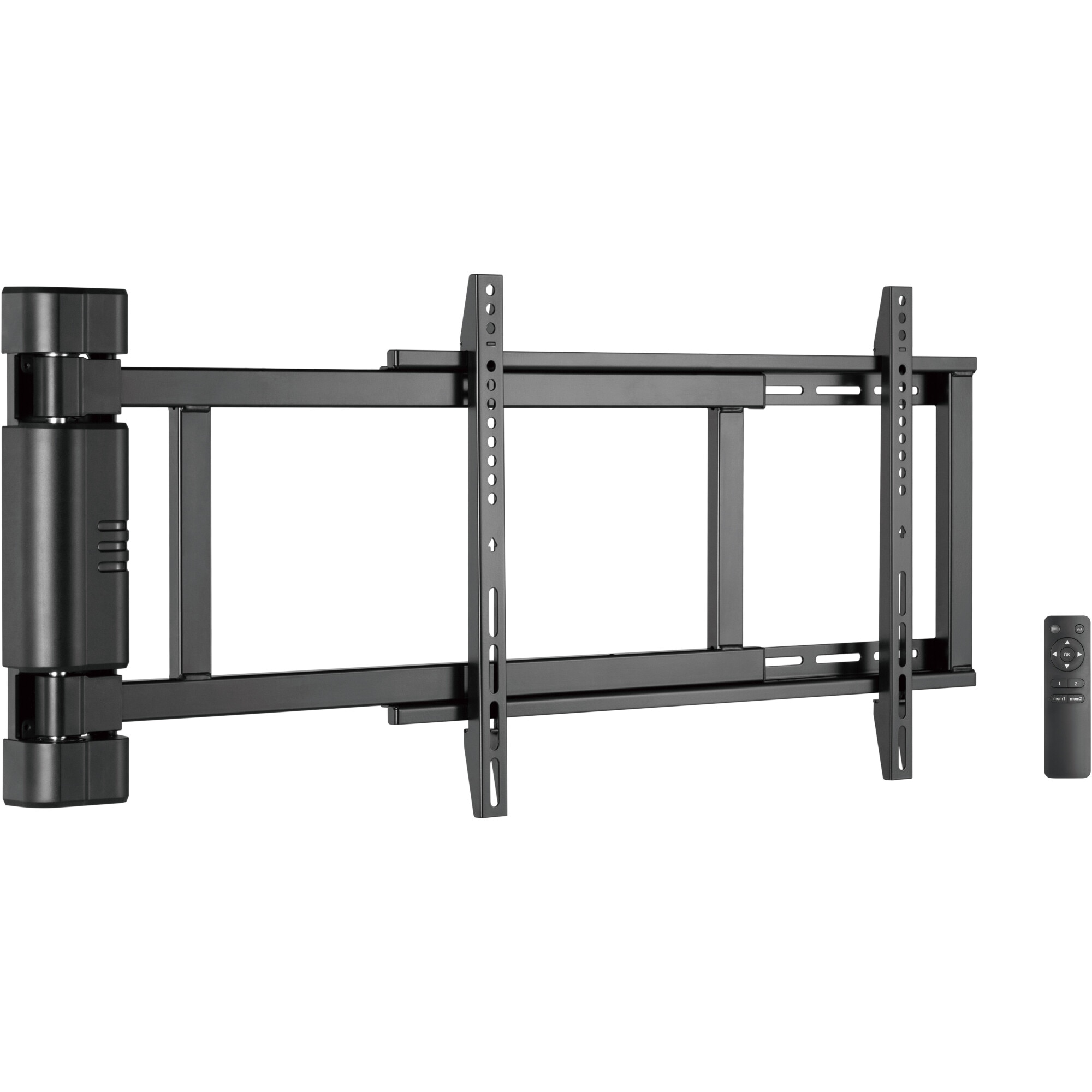 Suport TV de perete Motorizat Serioux TVM06, reglabil, 32"-75" (80cm-190cm), Negru