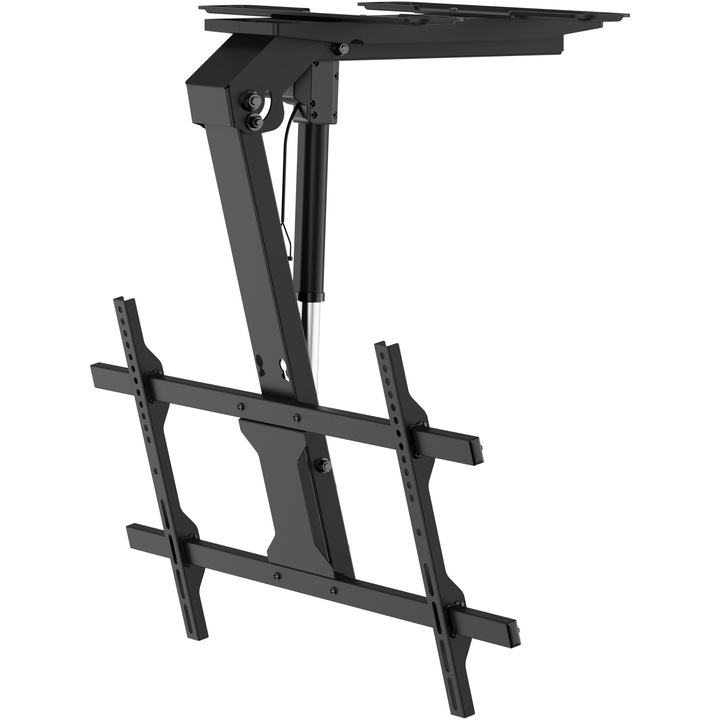 Serioux TVM0748D Motorizált mennyezeti TV tartó, állítható. 43"-86" (109cm-218cm), fekete
