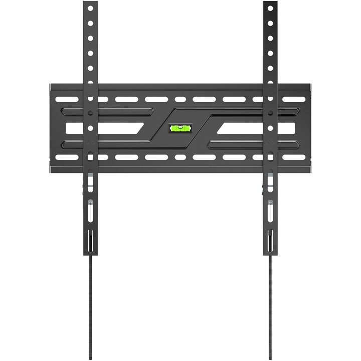 Стoйка за телевизор Serioux 32X75F, За стена, Фиксирана, 32"-75" (80см-190см), Черен