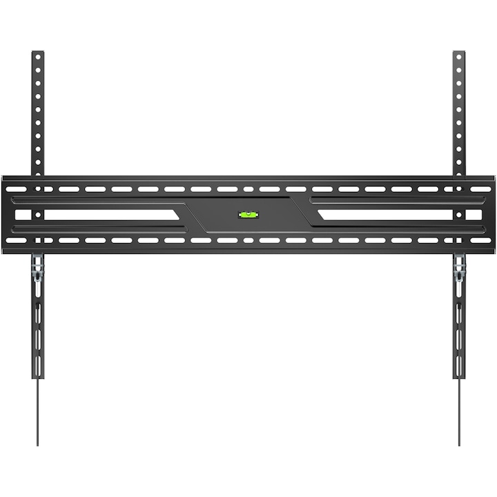 Стoйка за телевизор Serioux 43X100F, За стена, Фиксирана, 43"-100" (109см-254см), Черен