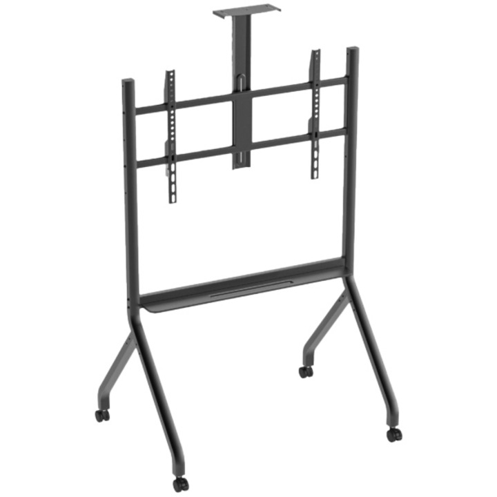 Stand TV mobil Serioux TV213CA, 55"-100" (139cm-254cm), Negru