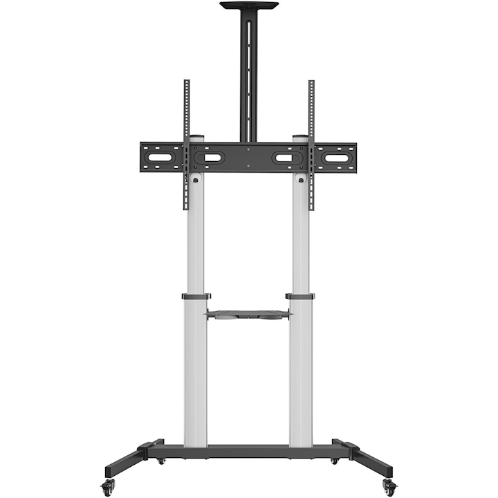 Serioux TV44-610TW мобилна стойка за телевизор, регулируема, 60"-100" (152см-254см), черна