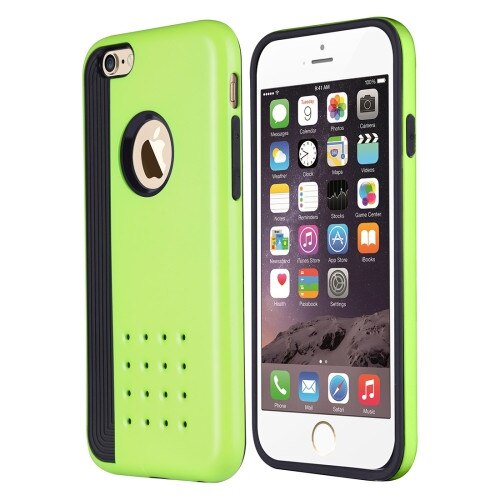 Husa protectie DUAL-LAYER ARMOR pentru iPhone 6 Plus si iPhone 6S Plus, Verde