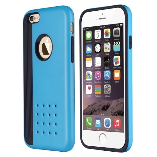Husa protectie DUAL-LAYER ARMOR pentru iPhone 6 si 6S, Albastru