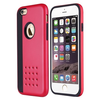 Husa protectie DUAL-LAYER ARMOR pentru iPhone 6 Plus si iPhone 6S Plus, Rosu Husa protectie DUAL-LAYER ARMOR pentru iPhone 6 Plus si iPhone 6S Plus, Rosu