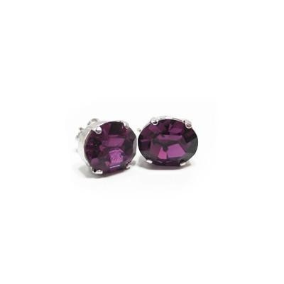 Cercei Carla Brillanti Naomi cu cristale Swarovski Amethyst