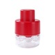 Dispozitiv de Scos Samburi, Leski, Manual, cu 7 Gauri, pentru Cirese, 13 x 9.2 cm, din ABS, Rosu