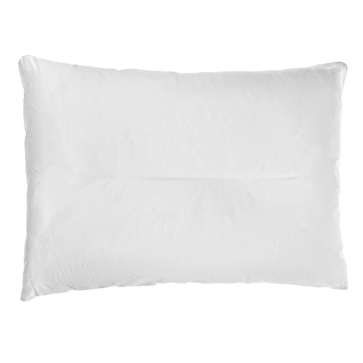 Perna pentru dormit, anatomica si antibacteriana, cu fulgi de latex, 70x50 cm, alb