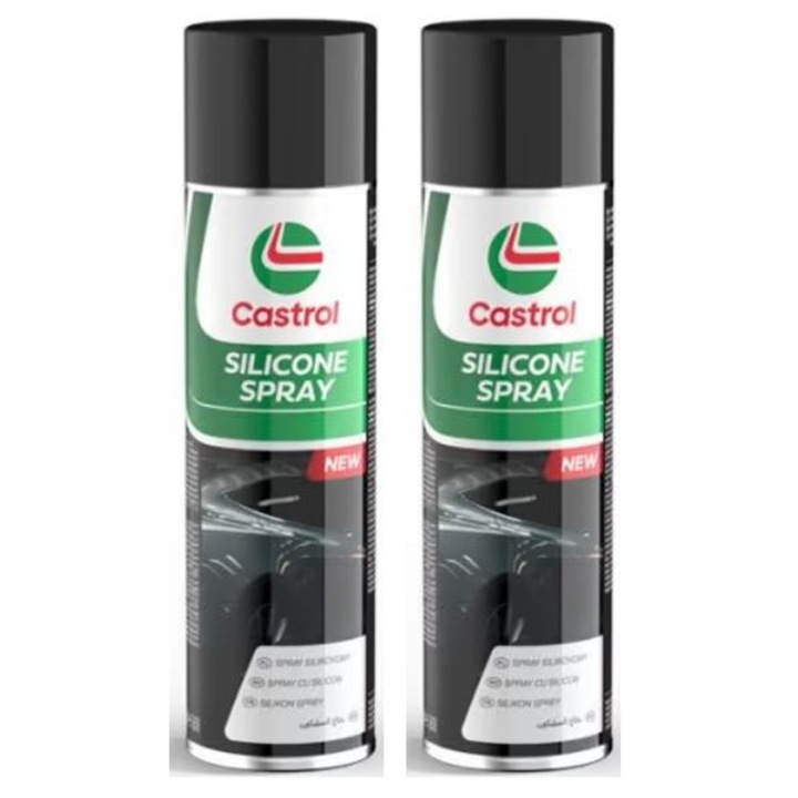 2 x Castrol szilikon spray fémhez és műanyaghoz 500 ml-es csomag