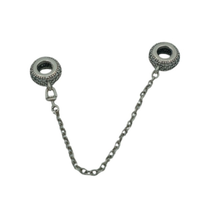 Pandant tip Pandora opritor dublu cu lant de 7 cm Argint 925 cu pietre de zirconiu Clara