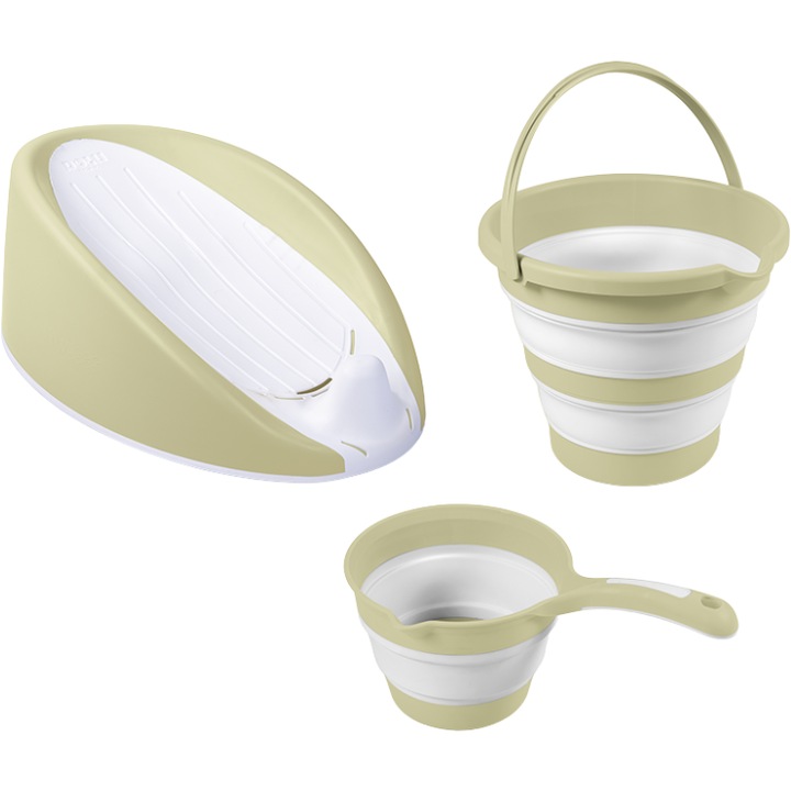 3 az 1-ben készlet anatómiai kádtartóval - Eco Green