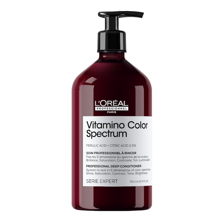 Balsam de par, Vitamino Color Spectrum, 750ml, pentru par vopsit, hidratare, stralucire