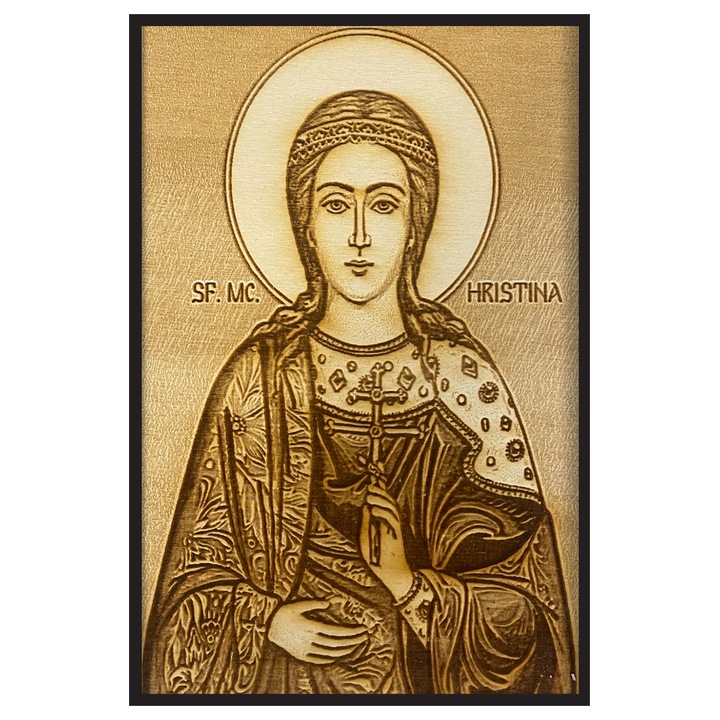 Icoana Sfanta Hristina 40 cm