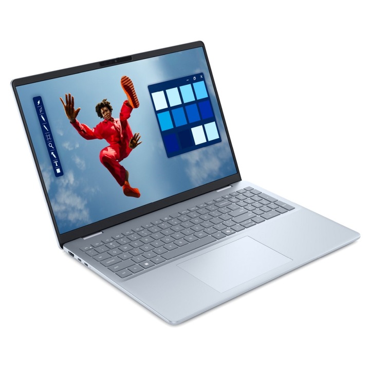 Лаптоп Dell 16 Plus DB16250, DB16250.LNL.201, 16", Intel Core Ultra 7 258V (8-ядрен), Intel Arc 8 Core, 32GB 8533MHz LPDDR5x, Син