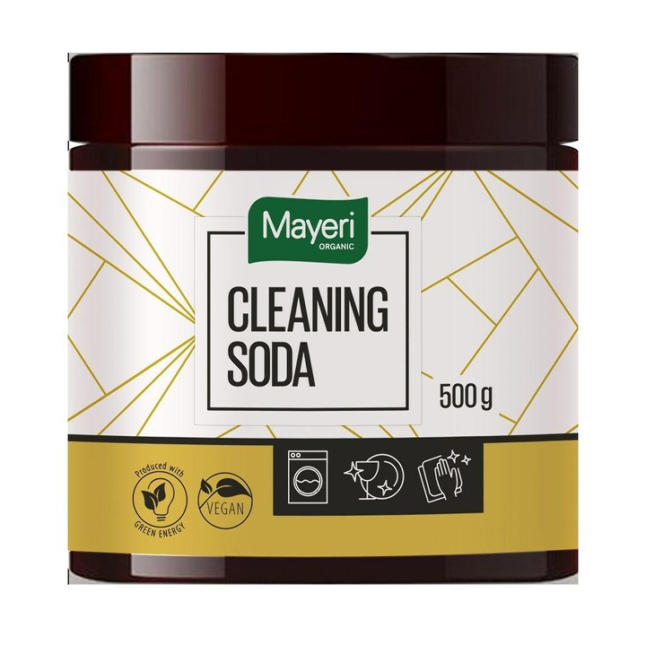Soda de curatare vegana 500g, Mayeri Organic, eficienta impotriva grasimii, biodegradabila