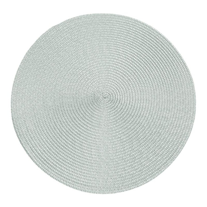 Eurofirany asztalterítő 38cm, fonott minta, műanyag, egyszínű