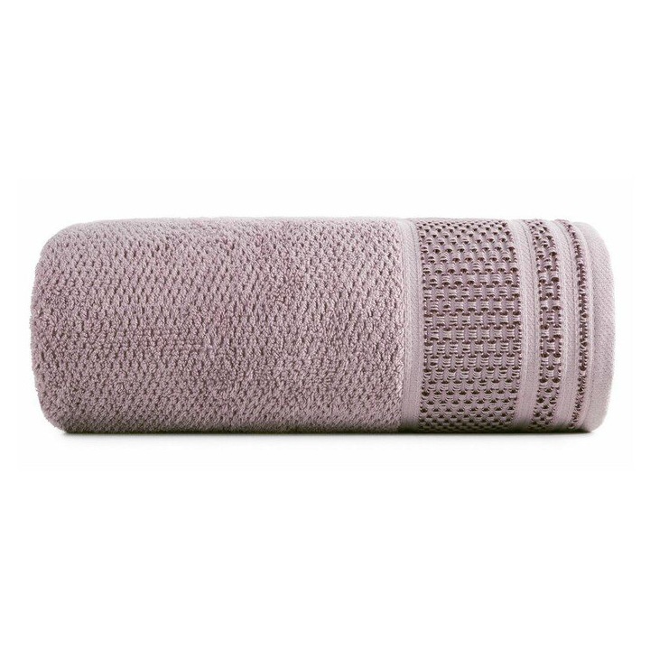 Prosop de baie Eurofirany Suzana 50x90cm, roz, 500g/m2, set 1