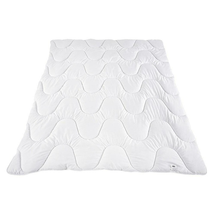 Pilota antialergica Karo, 180x200cm, 1800g, alb, 70% poliester, 30% HCS