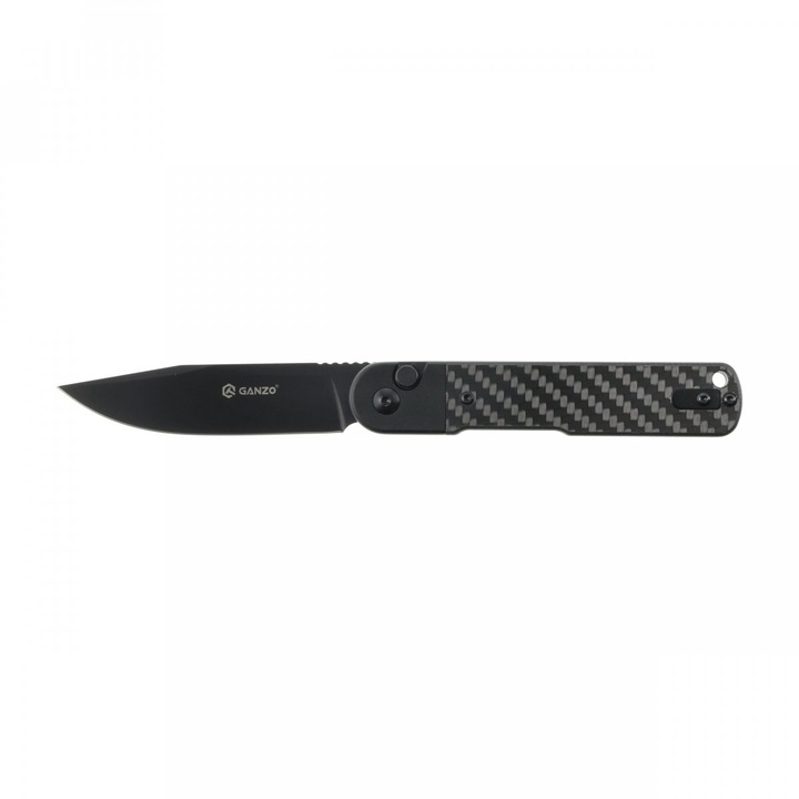 Briceag, Ganzo G767PT-CF, inox, negru, 200x113mm