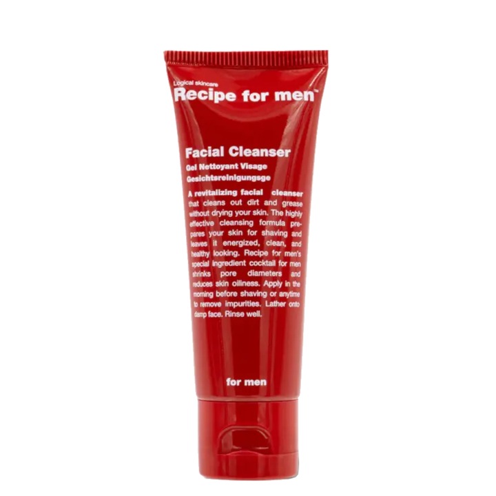 Gel de curatare pentru fata, 25ml, pentru barbati, formula speciala, vegan, fara parabeni