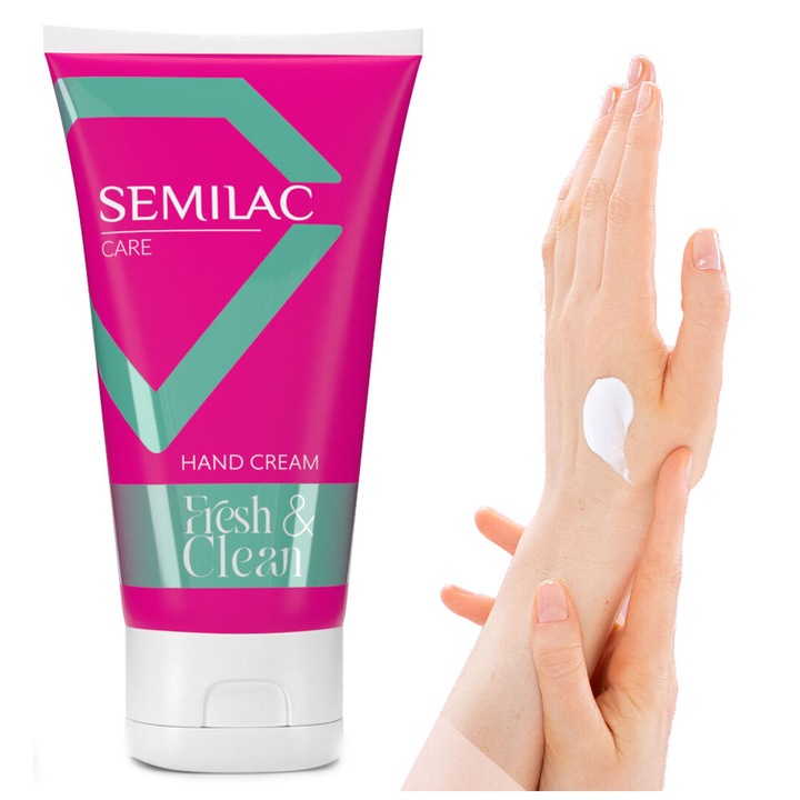 Semilac kézkrém, 75ml, hialuronsavval és shea vajjal, gyümölcsös illattal