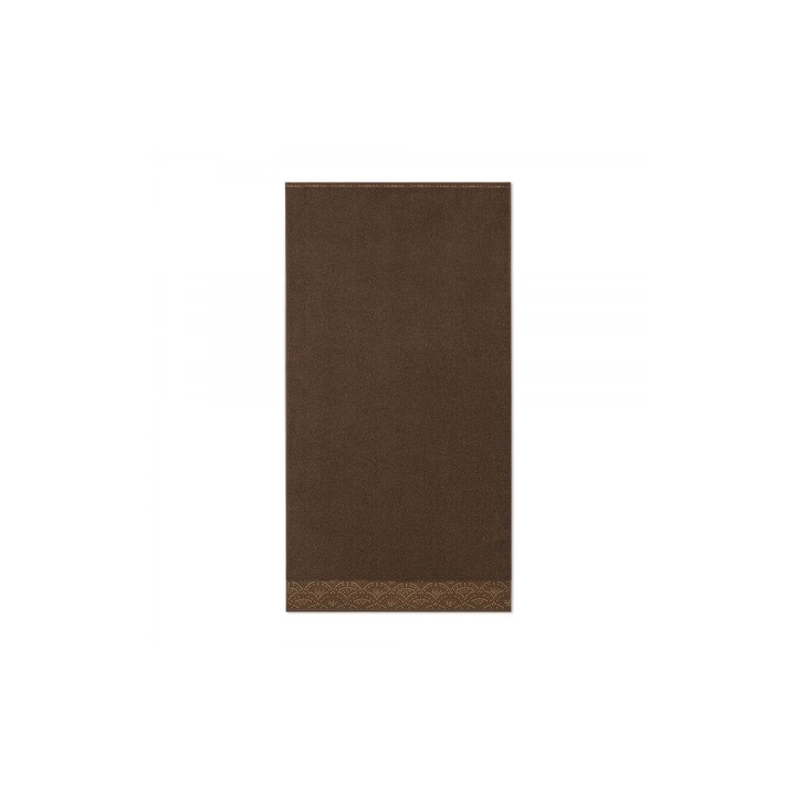 Кърпа за баня Zwoltex Ravenna 70x140см, египетски памук, 450гр/м2, кафява