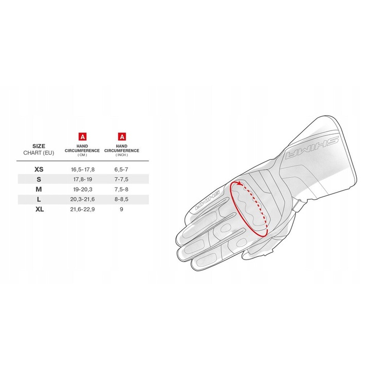 Manusi motociclistice, SHIMA INVERNO LADY, impermeabile, captusite, marimea L, set complet