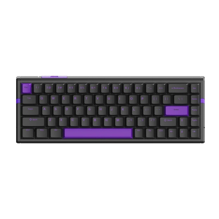 Клавиатура ATK професионална геймърска механична клавиатура Professional Gaming Mechanical Keyboard RS6 - 8K, Gateron Jade Pro Switches [Linear] - Black RS6-BK-GJP