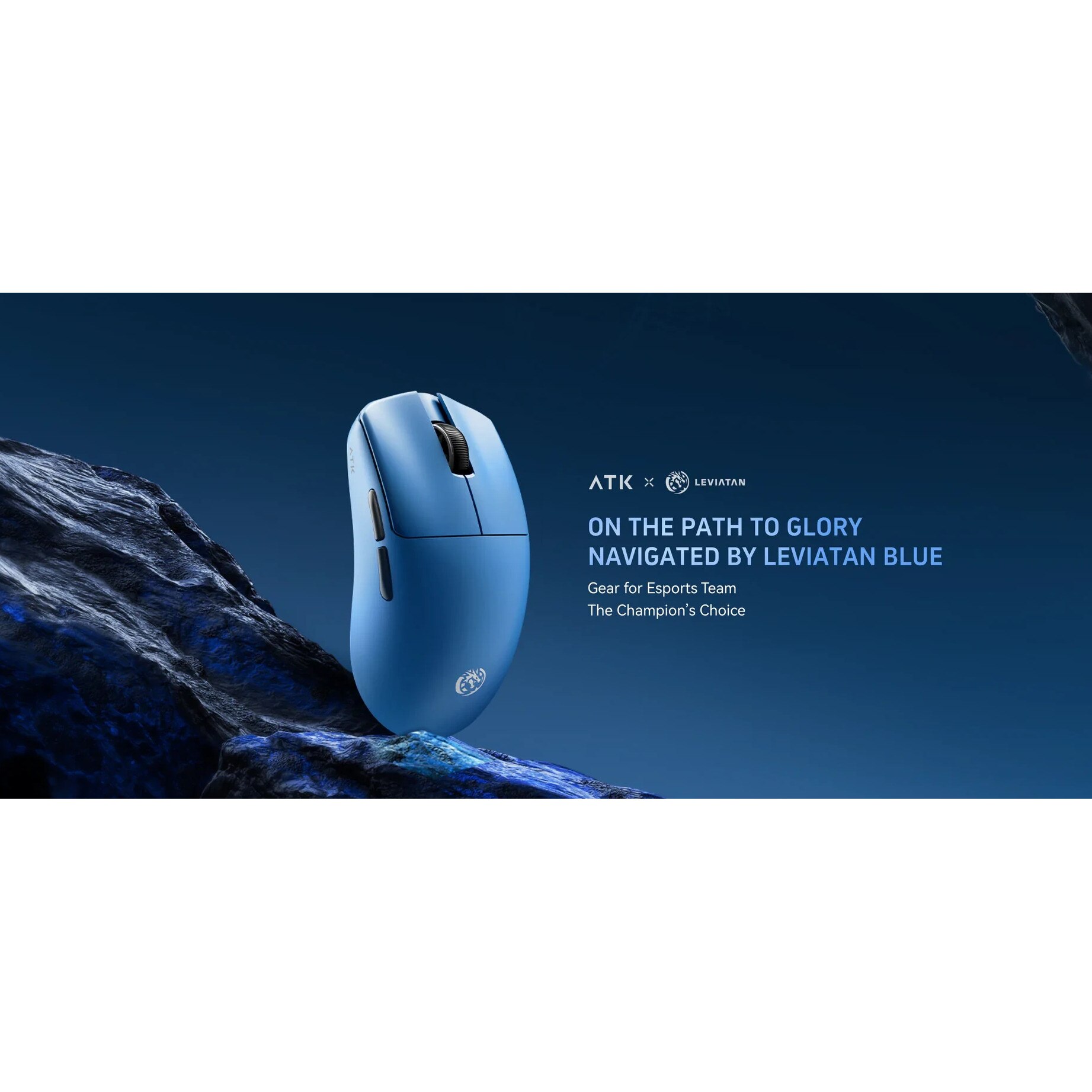 Mouse de gaming profesional ATK Mouse de gaming wireless F1