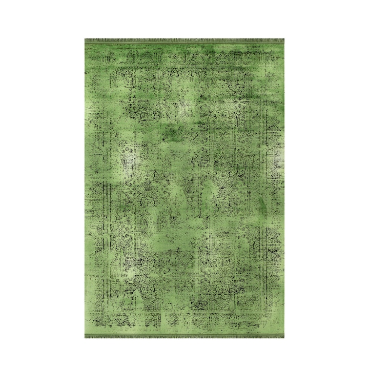 Килим тип Traversa Elore Green V1 80x150 см