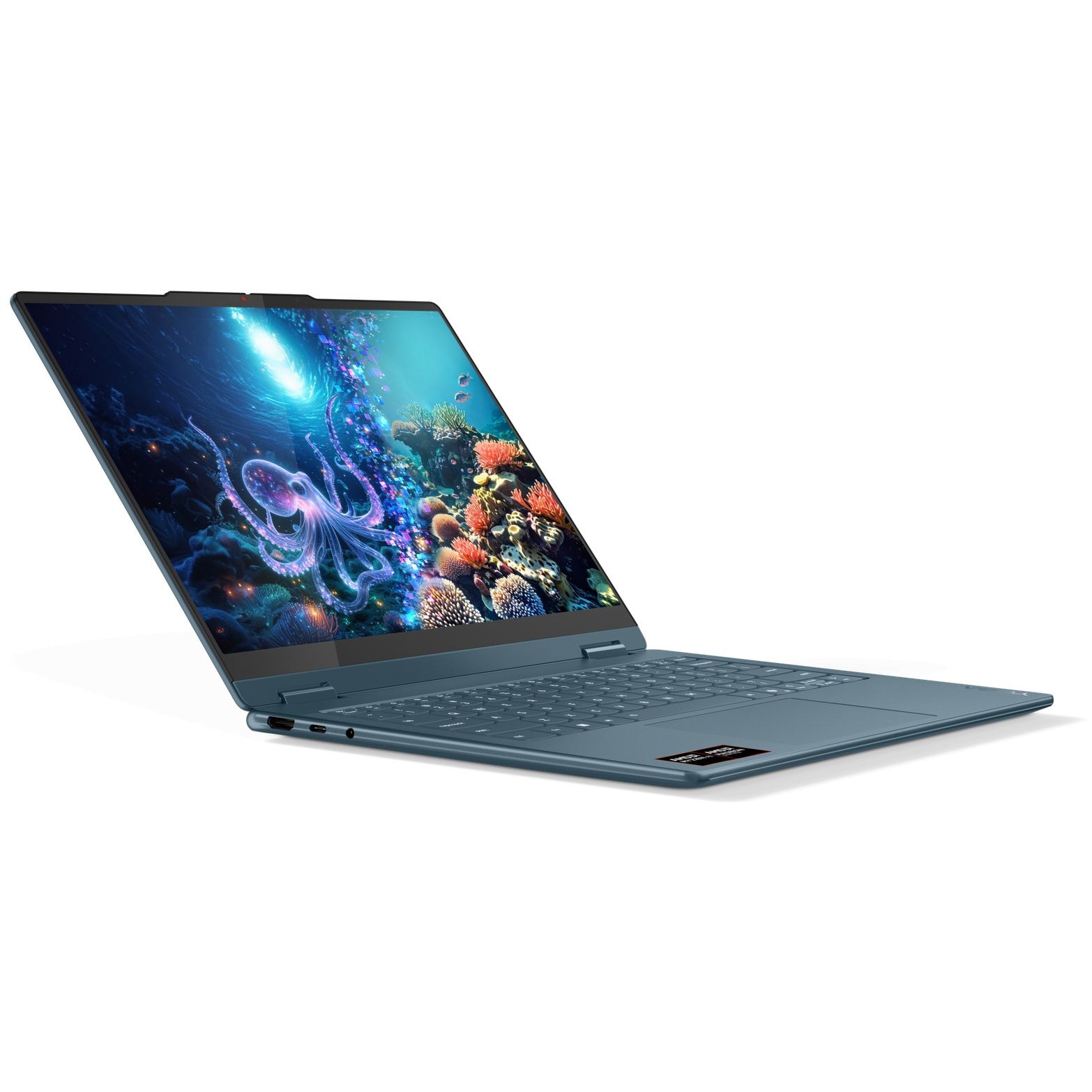 Laptop Lenovo Yoga 7 2-in-1 14AKP10, 83JR000YBM, AMD Ryzen AI 5 340 (6-core), AMD Radeon 840M Graphics, 24GB 7500 MHz Tip: LPDDR5X, Gri