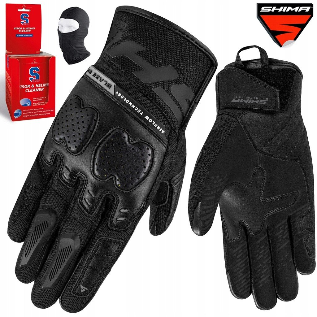 Manusi motociclistice, Shima Blaze 2.0, piele naturala, ventilate