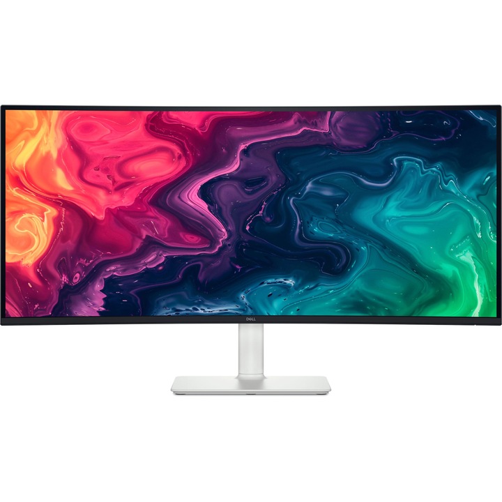 Dell S3425DW monitor, 34", Edge-Lit LED, VA, 3440 x 1440, USB Type-C DisplayPorttal, 2 x USB 3.0 Downstream, 1 x USB Type-C Downstream, 2 x HDMI 2.1, Beépített hangszórók 2 x 5 W