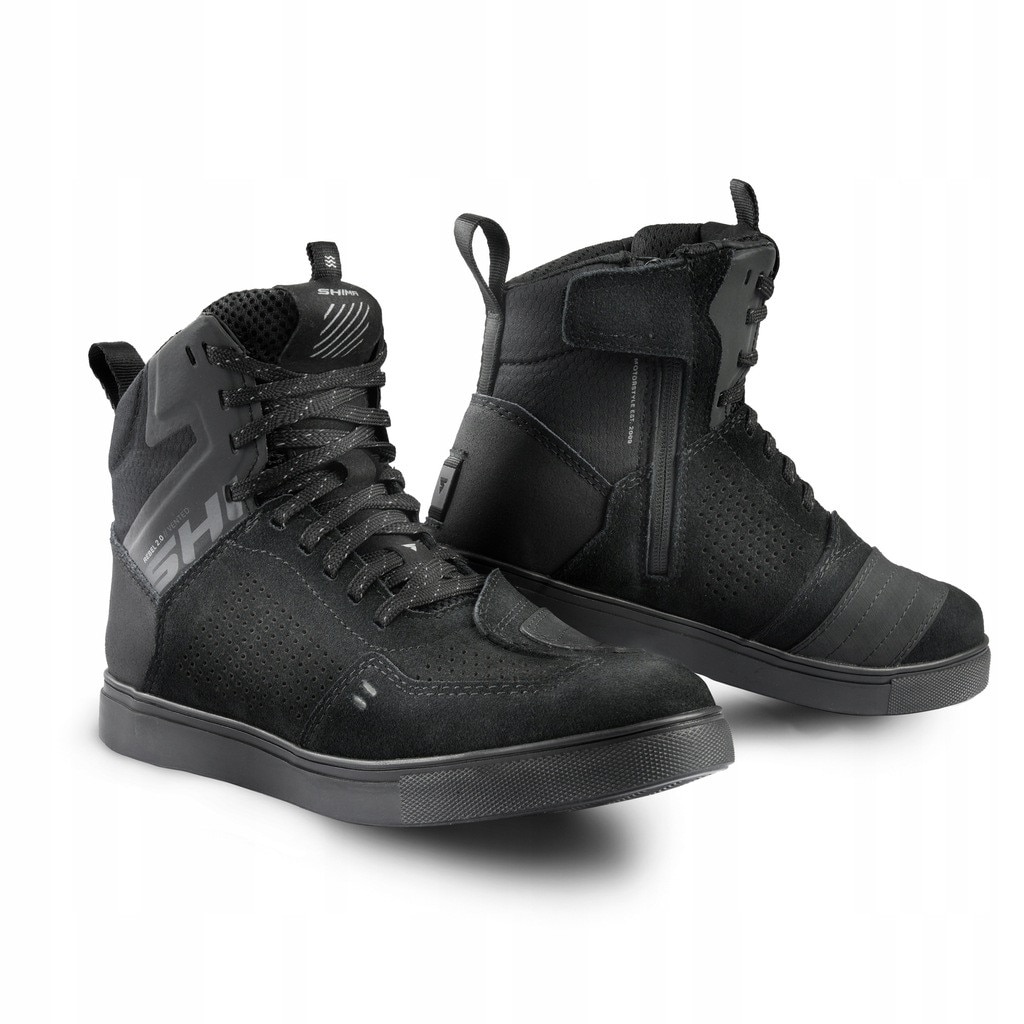 Incaltaminte motociclistica, SHIMA REBEL 2.0 VENTED, neagra