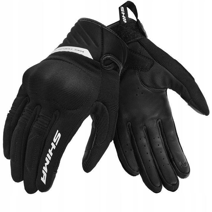 Manusi motocicleta dama, SHIMA SONIC LADY, piele naturala, protectie GFLEXX, marimea XL, set complet
