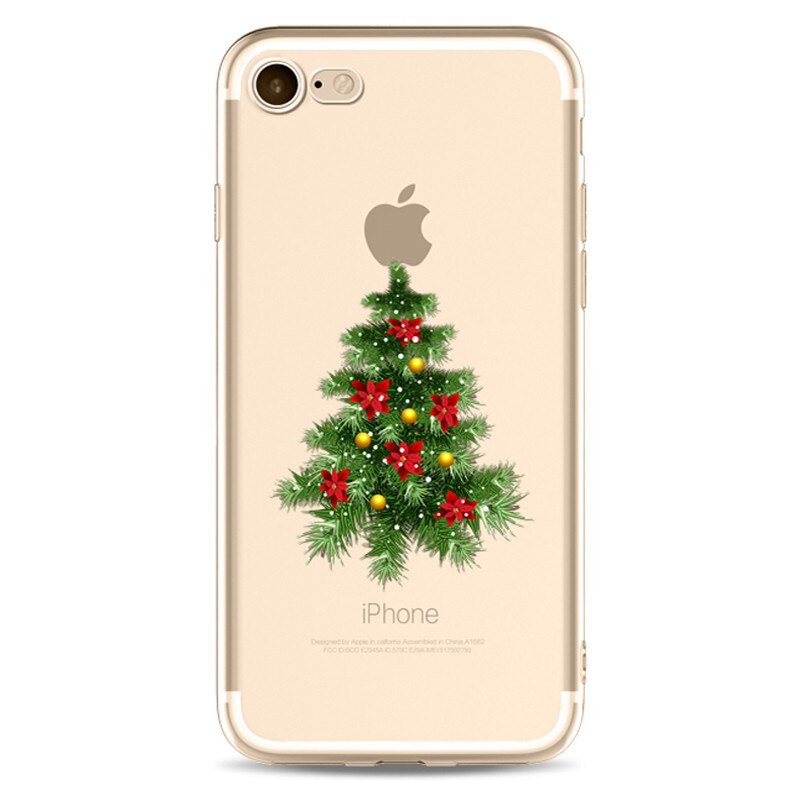 Husa telefon Iphone 6 Plus /6S Plus ofera protectie Ultrasubtire Christmas Tree