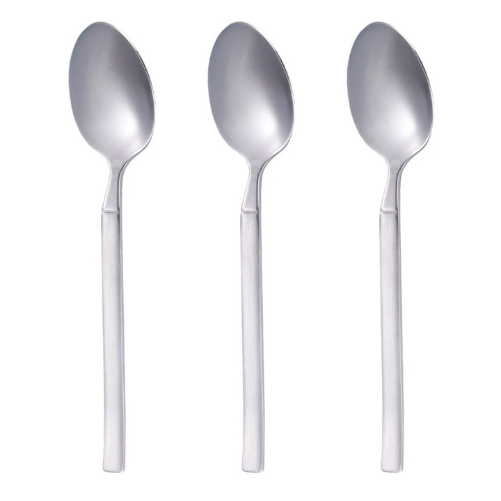 Lingurite din Otel Inoxidabil "Basic" 15cm - 3buc