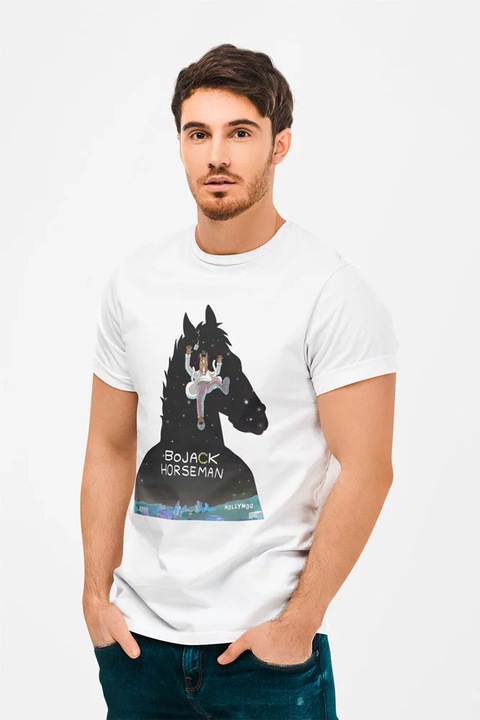 Ferfi polo, D&B, Pamut, JackHorseman, Fehér