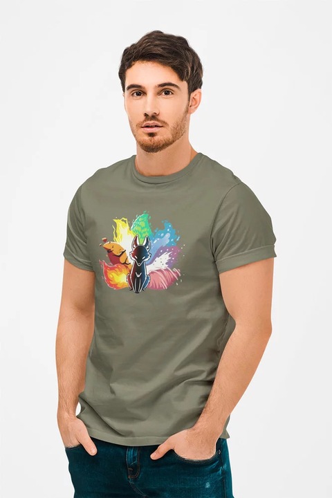 Ferfi polo, D&B, Pamut, 67645, Zöld