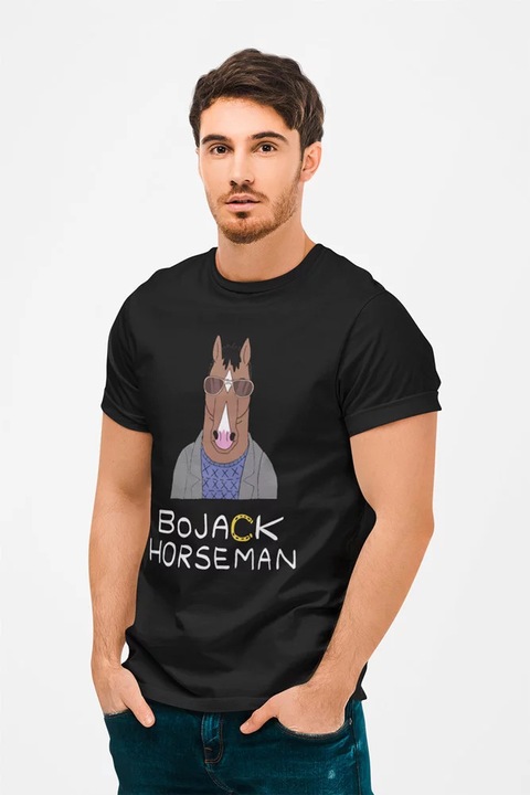 Ferfi polo, D&B, Pamut, 34612, Fekete