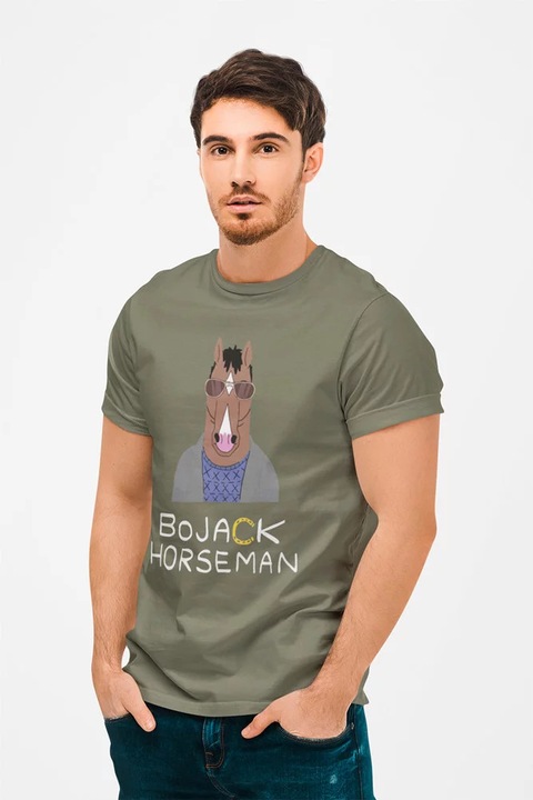 Ferfi polo, D&B, Pamut, 34612, Zöld