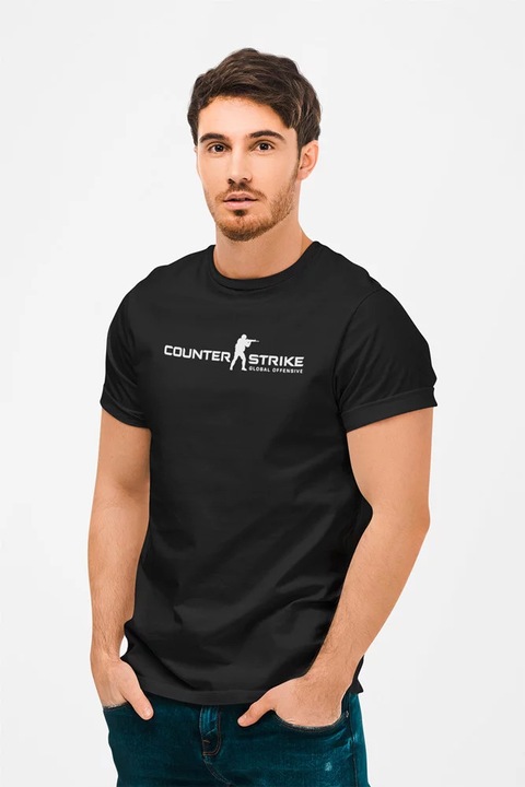 Мъжка/Унисекс тениска D&B MO00023_Horror, Черен