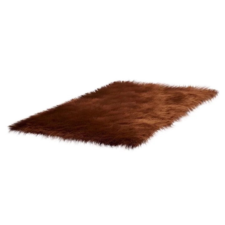 Covor decorativ multicolor din fibra de poliacrilonitril, 50x50cm, pentru camera, birou, sau sub fereastra, set.