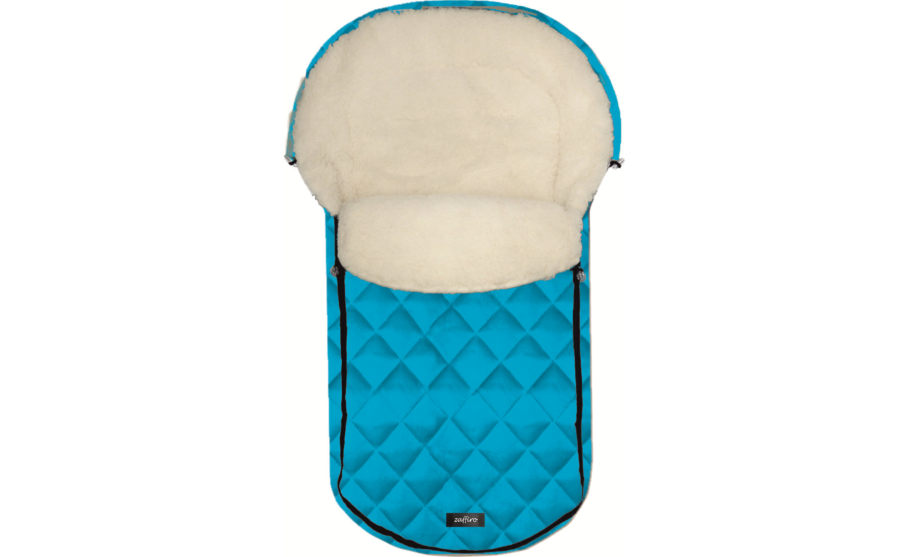 Sac de iarna Lambette Exclusive N61 din lana oaie, Womar Zaffiro, Turcoaz Inchis