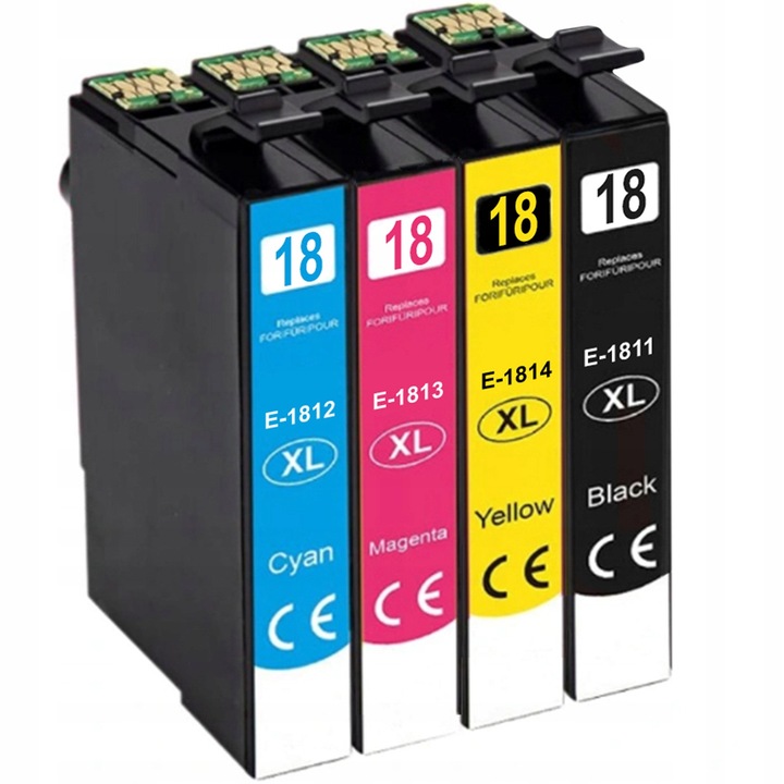 Set Cartuse Imprimante Compatibila cu Epson, Expression Home XP-100, XP-102, XP-200, XP-202, XP-205, XP-210, XP-212, XP-215, XP-225, XP-30, XP-300, XP-302, XP-305, XP-310, XP-312, XP-313, XP-315, MUFC Limited Edition, Epson XP-205, 4 culori