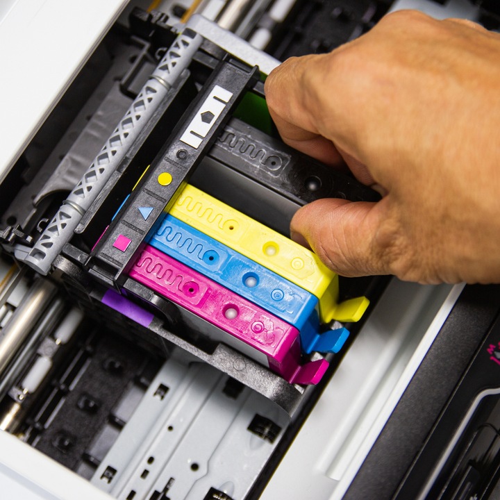 Set Cartuse Imprimante Compatibila cu Epson, WorkForce, WF-3620DWF, WF-3640DTWF, WF-7110DTW, WF-7210DTW, WF-7610DWF, WF-7620DTWF, WF-7710DWF, WF-7715DWF, WF-7720DTWF, 4 culori