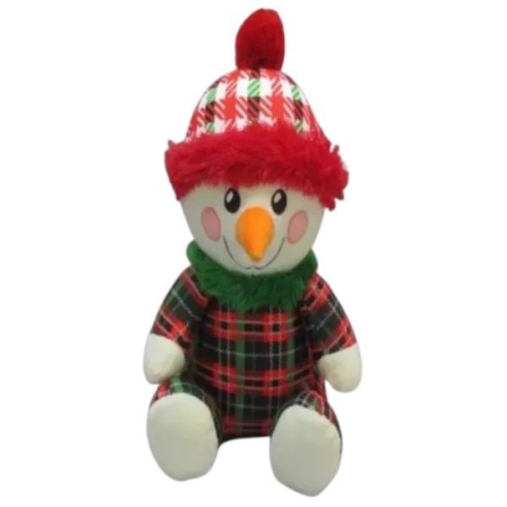 Плюшена фигурка на снежен човек - Коледа - 22 см